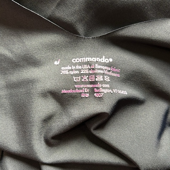 Commando Shapewear Women's Tailored Slip Black Adjustable Scoop Neck Sz S/M - Picture 9 of 12